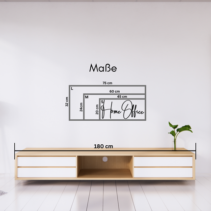 Home Office – Holzschriftzug