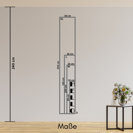 Hello – Holzschriftzug