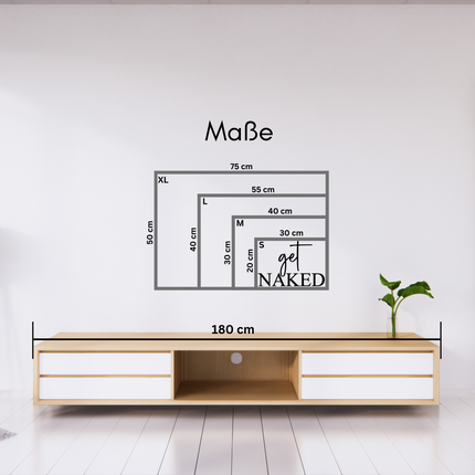 Get Naked – Wanddeko aus Holz