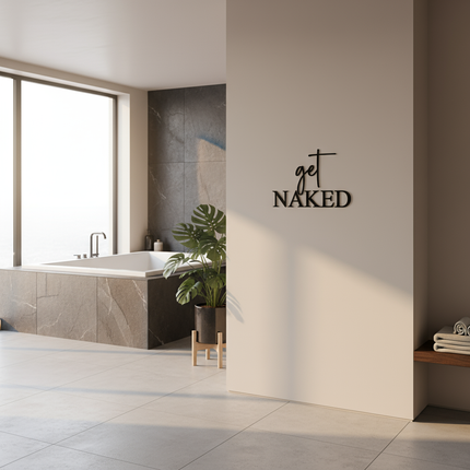 Get Naked – Wanddeko aus Holz