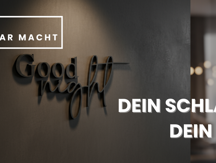 schriftzug aus holz good night in schwarz