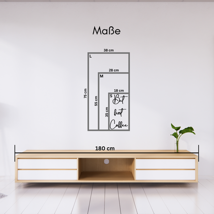 But First Coffee – Holzschriftzug