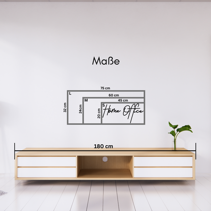 Home Office – Holzschriftzug