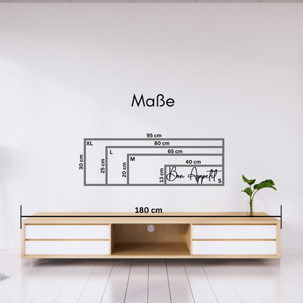 Bon Appétit – Holzschriftzug