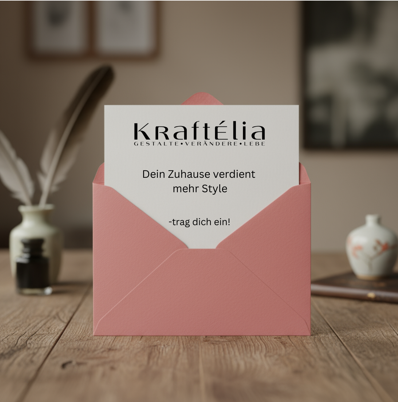 Bief mit text dein zuhause verdient mehr style 