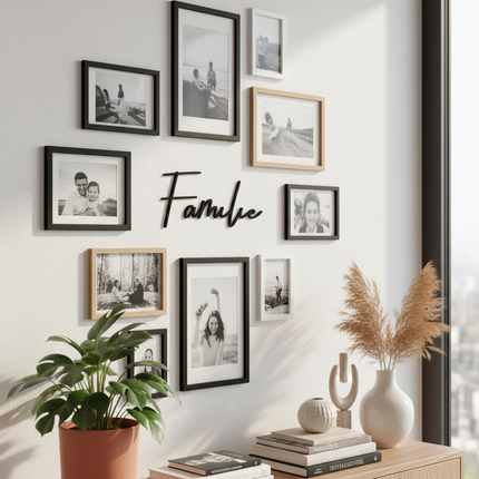 Familie – Holzschriftzug
