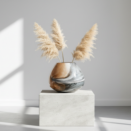 Mora – Großformatige Design-Vase aus Glas