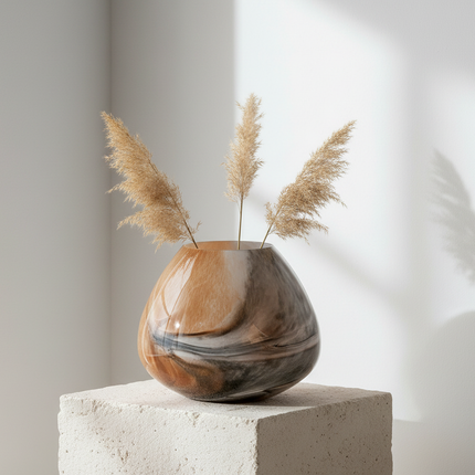 Mora – Großformatige Design-Vase aus Glas