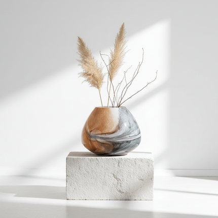 Mora – Großformatige Design-Vase aus Glas