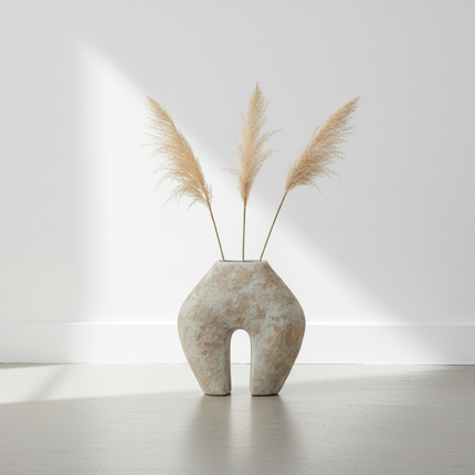 Terra Arc – Skulpturale Design-Vase