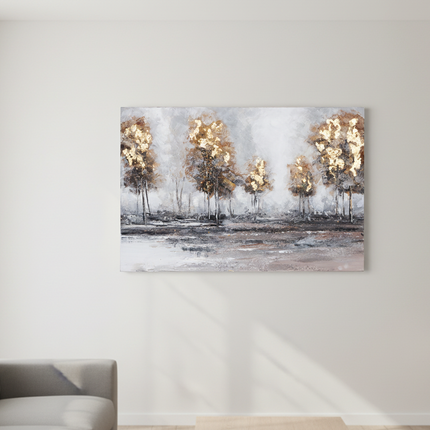 Waldlichtung – Handgemaltes Leinwandbild