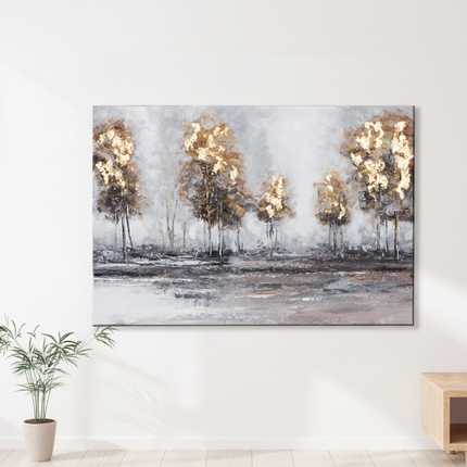Waldlichtung – Handgemaltes Leinwandbild