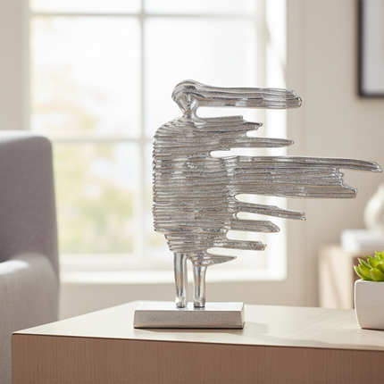 Linea Verweht – Skulpturale Aluminiumfigur