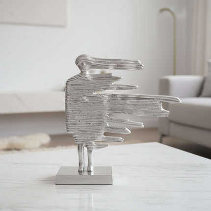 Linea Verweht – Skulpturale Aluminiumfigur