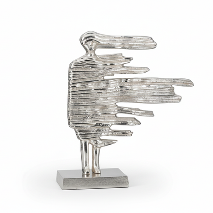 Linea Verweht – Skulpturale Aluminiumfigur