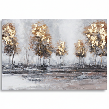 Waldlichtung – Handgemaltes Leinwandbild