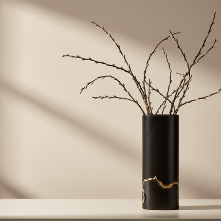 Midnight Curve – Moderne Design-Vase