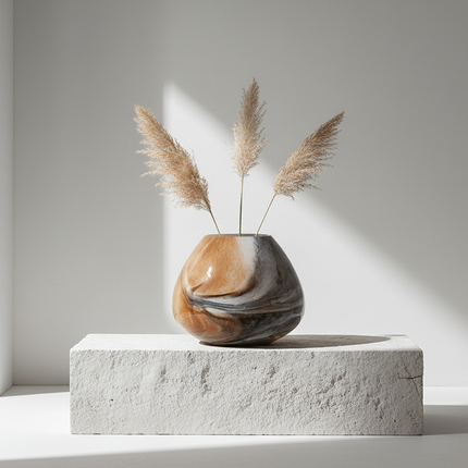 Mora – Großformatige Design-Vase aus Glas