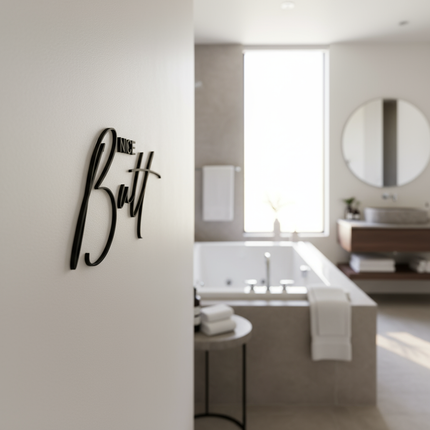 Nice Butt – Schriftzug aus Holz