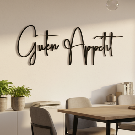 Guten Appetit – Holzschriftzug