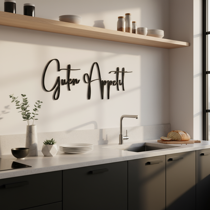 Guten Appetit – Holzschriftzug