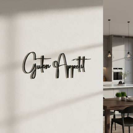 Guten Appetit – Holzschriftzug