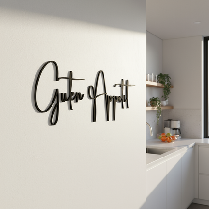 Guten Appetit – Holzschriftzug
