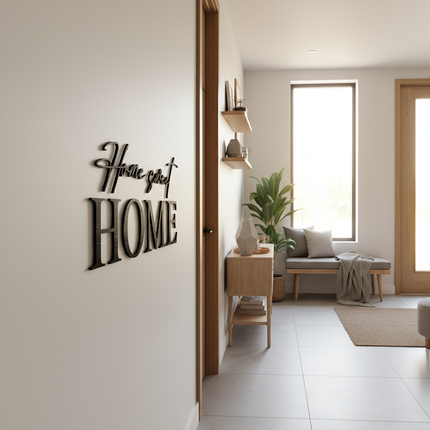Home sweet Home - Holzschriftzug