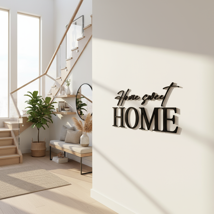 Home sweet Home - Holzschriftzug