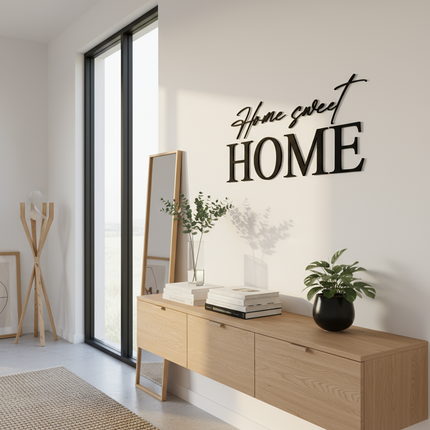 Home sweet Home - Holzschriftzug