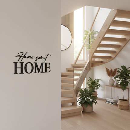 Home sweet Home - Holzschriftzug