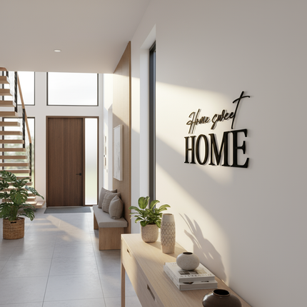 Home sweet Home - Holzschriftzug