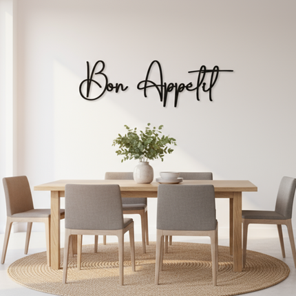 Bon Appétit – Holzschriftzug
