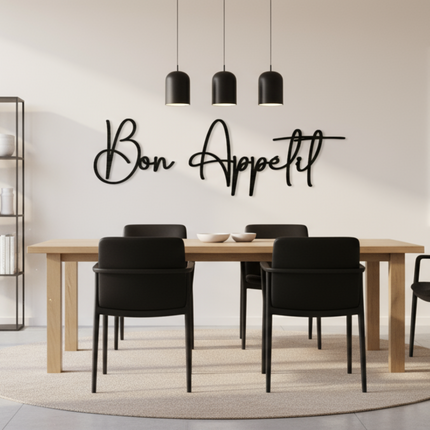 Bon Appétit – Holzschriftzug