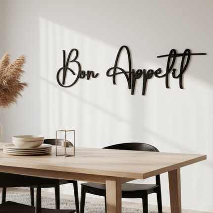 Bon Appétit – Holzschriftzug