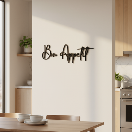 Bon Appétit – Holzschriftzug