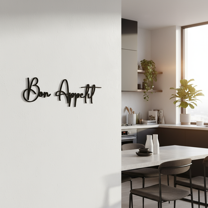 Bon Appétit – Holzschriftzug