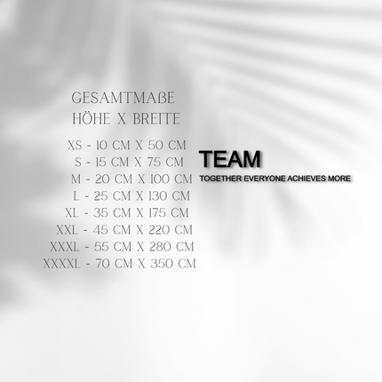 TEAM – Together Everyone Achieves More – Holzschriftzug